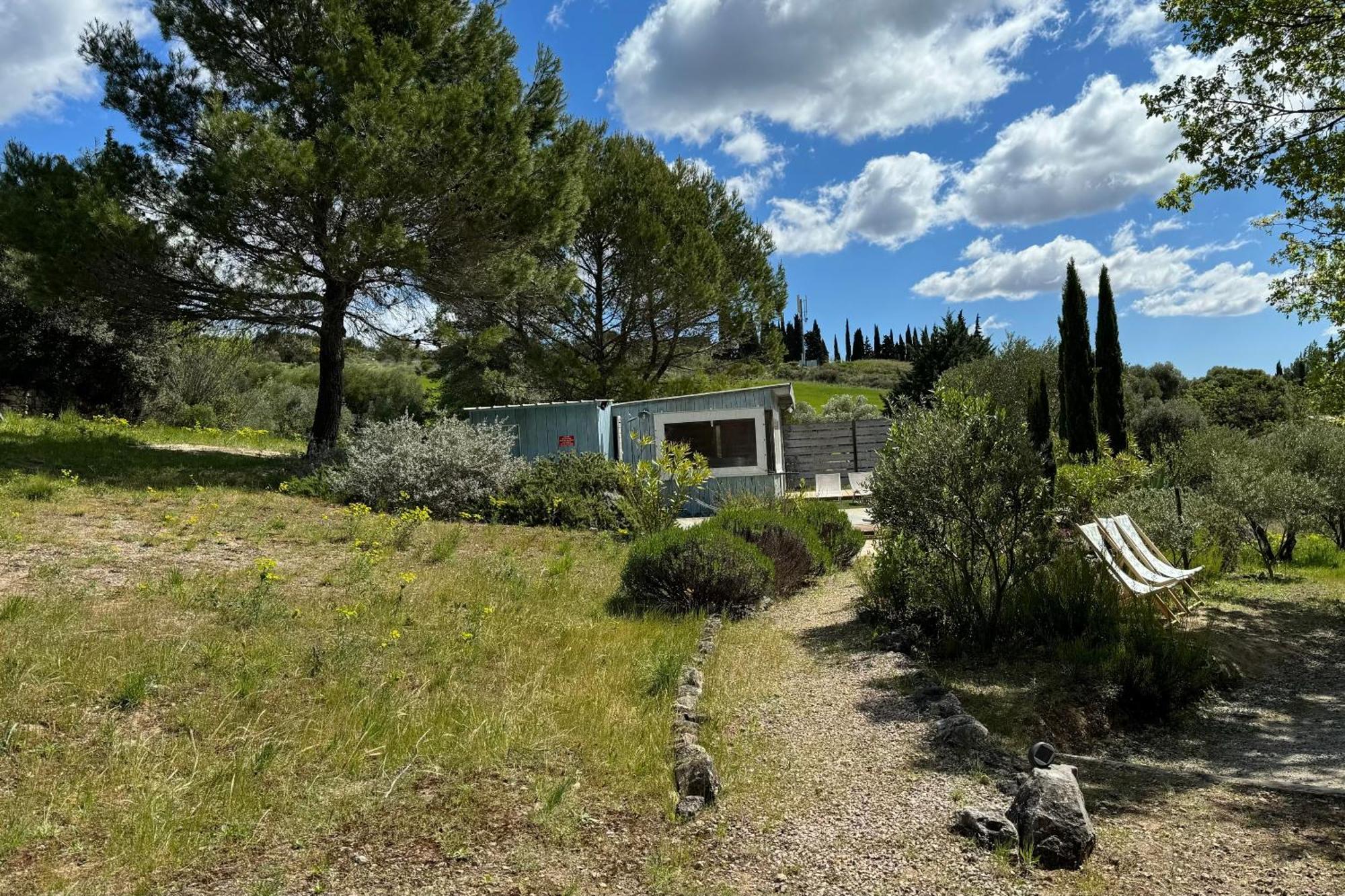 Chambre Tropicale Au Domaine De L'Aven Villeneuve-Minervois Exterior foto